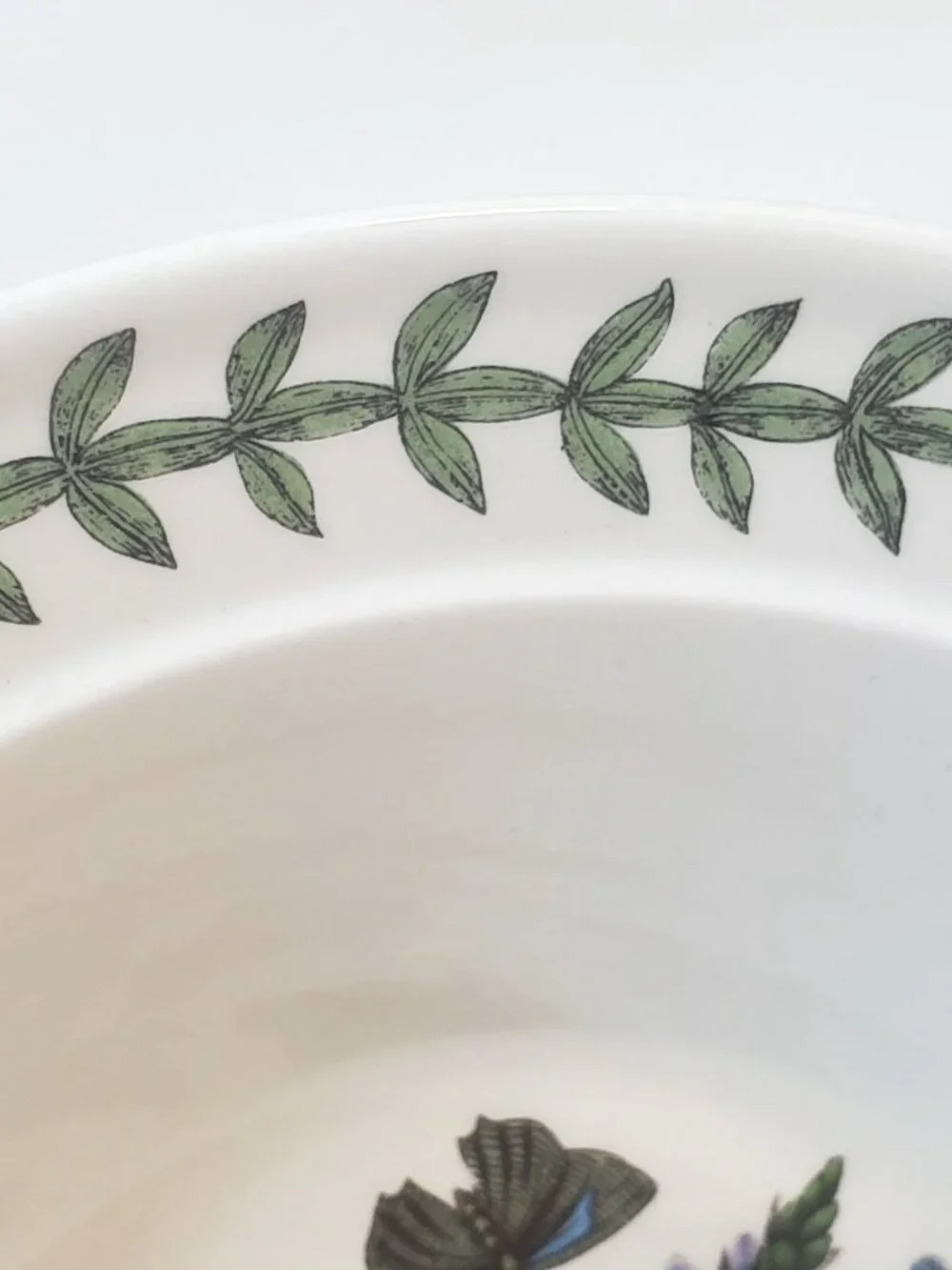Vtg 1972 Portmeirion Botanic Garden Floral Veronica Chamaedrys Soup Cereal Bowl